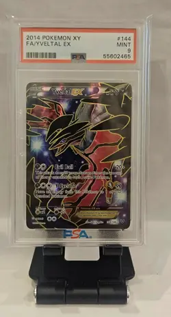 2014 Pokemon XY Yveltal EX Ultra Rare Full Art Holo # 144 PSA 9 MINT LOW POP - Image 1