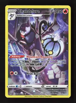 Chandelure TG04/TG30 Holo Lost Origin Trainer Gallery Pokemon NM - Image 1