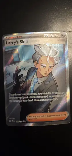 Pokemon TCG Larry's Skill 139/131 Sv: Prismatic Evolutions Holo NM - Image 1