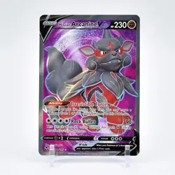Hisuian Arcanine V - 179/195 Silver Tempest FULL ART Pokemon - NM/MINT - Image 1