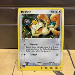 Meowth - 013 (EX Series Collector's Tin) 013 Nintendo Holo E-Reader Pokemon Holo - Image 1