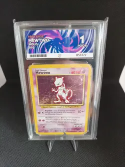 Mewtwo 10/102 Pokemon TCG Mewtwo 1999 Base Set Holo 10/102 ACE 1 POOR - Image 1