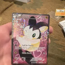 Pokemon TCG Emolga RC23/RC25 Legendary Treasures Full Art Holo - Image 1