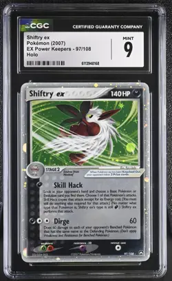 CGC 9 - Shiftry EX #97 Pokemon Power Keepers - Image 1