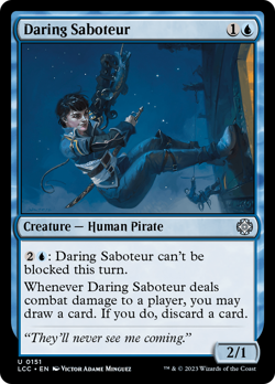 Daring Saboteur #151 | NM | The Lost Caverns of Ixalan Commander Magic MTG - Image 1
