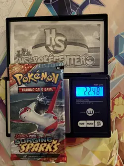 HEAVY! 22.48g Surging Sparks Pokemon TCG Booster Pack - Image 1