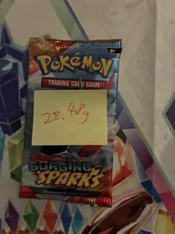 HEAVY! 22.48g Surging Sparks Pokemon TCG Booster Pack - Image 2