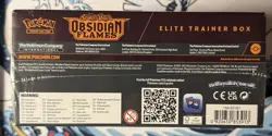 🔥 Pokemon TCG- Obsidian Flames Elite Trainer Box - ETB New & Sealed - Image 2