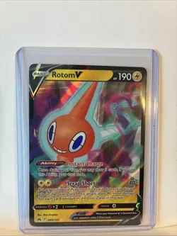 Rotom V 045/159 Ultra Rare Pokemon TCG Crown Zenith - Image 1