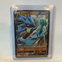 Lucario V 078/189 Ultra Rare Holo Pokemon SWSH10: Astral Radiance - Image 1