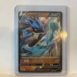 Lucario V 078/189 Ultra Rare Holo Pokemon SWSH10: Astral Radiance - Image 2