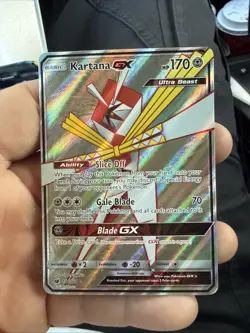 Kartana GX (Full Art) Holofoil SM - Crimson Invasion 106/111 LP Pokemon TCG - Image 1