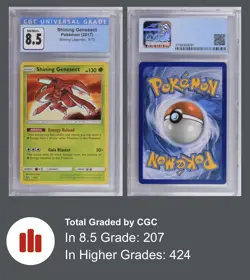2017 Pokemon Shining Legends #9/73 Shining Genesect CGC 8.5 NM-MT+ - Image 3