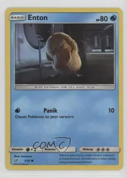 Psyduck German Pokemon Sun & Moon Detective Pikachu #7 - Image 1