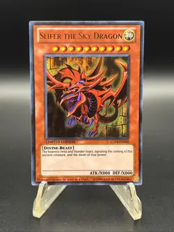 Yu-Gi-Oh! TCG Slifer the Sky Dragon LC01-EN002 Limited Edition NM - Image 1