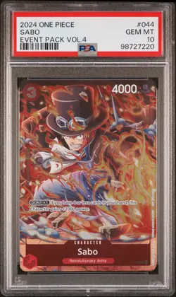 Sabo One Piece Event Pack Vol.4 044 NM PSA 10 - Image 1