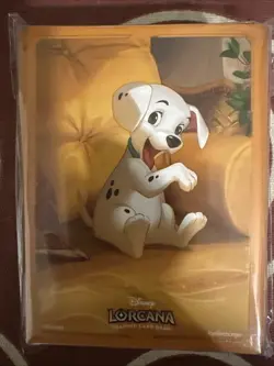 Disney Lorcana Dalmatian Puppy Tail Wagger Sleeves - 65ct Sealed League Promo - Image 1