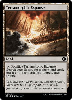 Terramorphic Expanse #360 | NM | The Lost Caverns of Ixalan Commander Magic MTG - Image 1