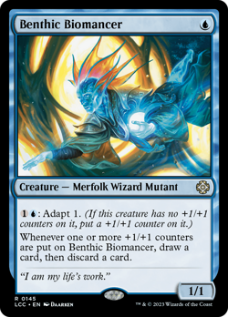Benthic Biomancer #145 | NM | The Lost Caverns of Ixalan Commander Magic MTG - Image 1
