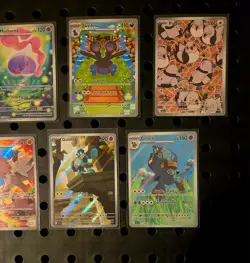 POKEMON LOT OF 7 SPECIAL ART RARES - LYCANROC, PIDOVE AND MORE - Image 3