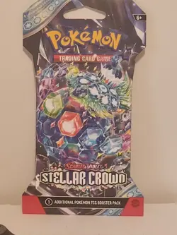 Pokemon TCG Scarlet & Violet Stellar Crown Sleeved Booster Pack - Image 1