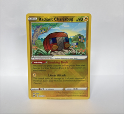 RADIANT CHARJABUG 2023 POKEMON SWSH CROWN ZENITH HOLO RARE 051/159 - Image 1