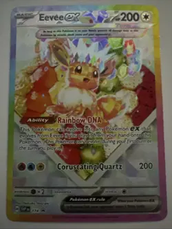 2025 POKEMON PRISMATIC EVOLUTIONS SUPER-PREMIUM COLLECTION PROMO EEVEE EX STAR - Image 1