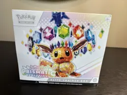 Pokemon TCG Scarlet & Violet Prismatic Evolutions Elite Trainer Box ETB DMG a - Image 1