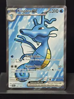 Pokemon Kingdra ex 080/064 Ultra Rare Full Art Holo Shrouded Fable Near Mint - Image 2
