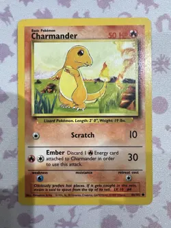 Pokemon TCG - Charmander - 46/102 - 1999 WOTC - Image 1