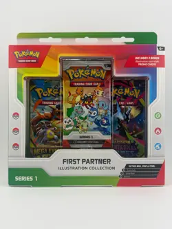 Pokemon TCG: First Partner Illustration Collection Series 1 Factory Sealed Box - Image 1