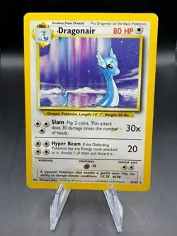 TCG POKEMON DRAGONAIR 18/102 BASE SET (B) - Image 1