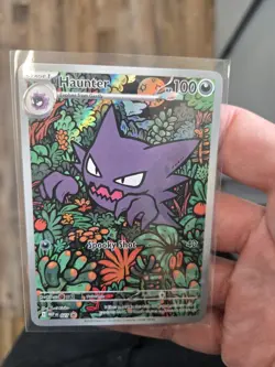 Pokemon Haunter Illustration Rare ME: Mega Evolution Black Star Promo 027 - Image 1