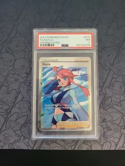 Pokemon: Skyla #072/072 Full Art Shining Fates 2021 - PSA 7 - E94 - Image 1