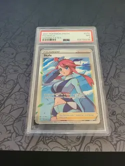 Pokemon: Skyla #072/072 Full Art Shining Fates 2021 - PSA 7 - E94 - Image 3