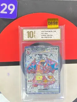 Pokemon Chinese CSV5C 145/129 Charizard EX SR Ultra Rare Grade10 0898 - Image 1