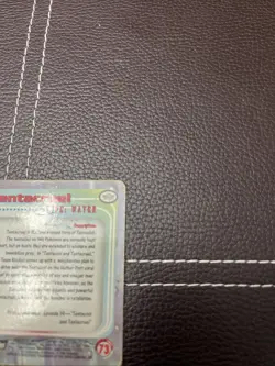 Pokemon TCG - Tentacruel - #73 Black Topps TV Animation - HP Silver Foil (1999) - Image 3