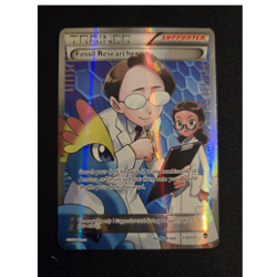 Pokemon Fossil Researcher Trainer XY Furious Fists Full Art Holo 110/111 English - Image 1