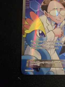 Pokemon Fossil Researcher Trainer XY Furious Fists Full Art Holo 110/111 English - Image 3