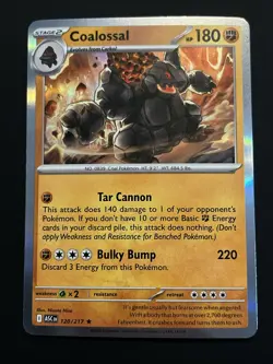Coalossal 120/217 Holo Rare - Pokemon TCG Ascended Heroes - NM - Image 1