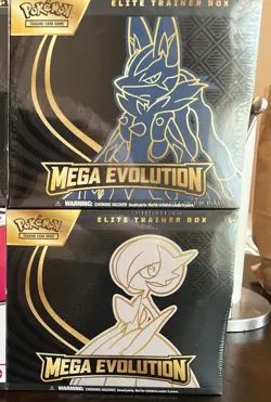Pokemon TCG: Mega Evolution Elite Trainer Box Lucario & Gardevoir - Nintendo - Image 1