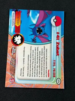 Pokemon Zubat #41 Topps Chrome Base Holo NM - Image 3