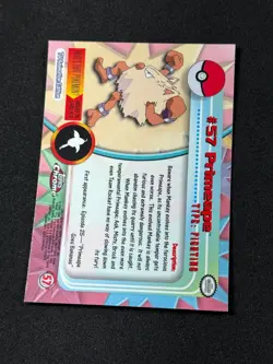 Pokemon Primeape #57 Topps Chrome Base Holo NM - Image 3