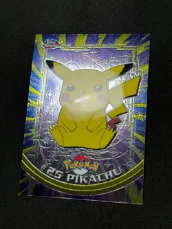 Pokemon Pikachu #25 Topps Chrome Base Holo NM - Image 2
