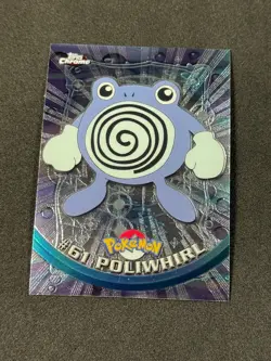 Pokemon Poliwhirl #61 Topps Chrome Base Holo NM - Image 1