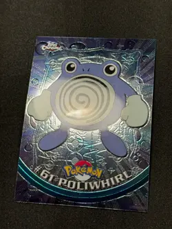Pokemon Poliwhirl #61 Topps Chrome Base Holo NM - Image 2