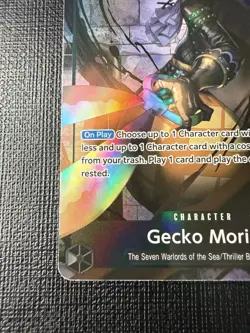 One Piece CCG Gecko Moria OP06-086 Wings of the Captain Alt Art Super Rare Foil - Image 4