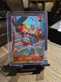 One Piece TCG Franky Full Art Parallel ST21-011 Starter Deck EX: Gear 5 NM - Image 1