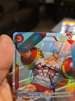 One Piece TCG Franky Full Art Parallel ST21-011 Starter Deck EX: Gear 5 NM - Image 4