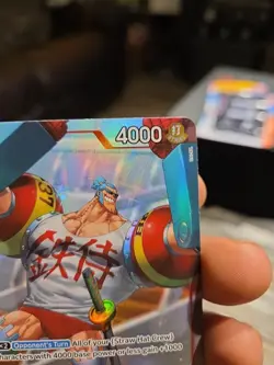 One Piece TCG Franky Full Art Parallel ST21-011 Starter Deck EX: Gear 5 NM - Image 5